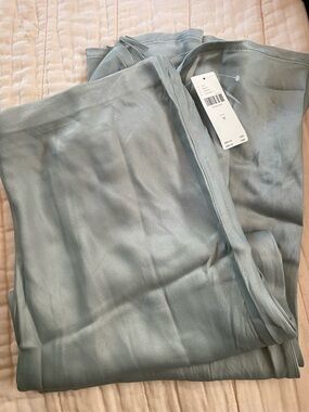 Light Sage Green Tilda Satin Slip Skirt